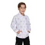 Polka Dots - Piggy Pink on White Wind Breaker (Kids)