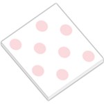 Polka Dots - Pale Pink on White Small Memo Pads
