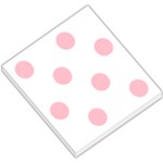 Polka Dots - Pink on White Small Memo Pads