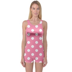 One Piece Boyleg Swimsuit 