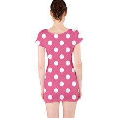 Short Sleeve Bodycon Dress Back