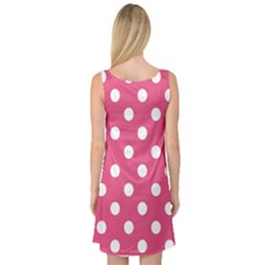 Sleeveless Satin Nightdress Back