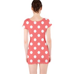 Short Sleeve Bodycon Dress Back