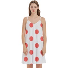 Mini Camis Dress With Pockets 