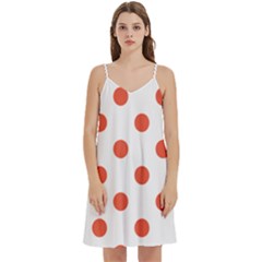 Mini Camis Dress With Pockets 