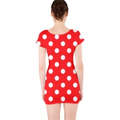 Short Sleeve Bodycon Dress Back
