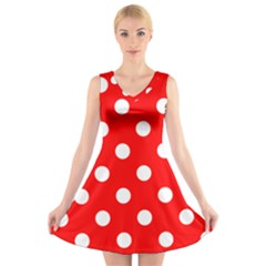 V-Neck Sleeveless Dress 