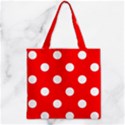 Zipper Grocery Tote Bag 
