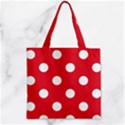 Zipper Grocery Tote Bag 