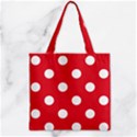 Zipper Grocery Tote Bag 
