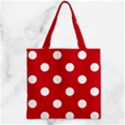 Zipper Grocery Tote Bag 