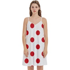 Mini Camis Dress With Pockets 