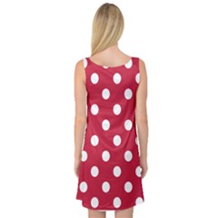 Sleeveless Satin Nightdress Back