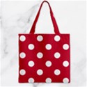 Zipper Grocery Tote Bag 