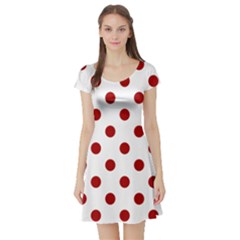 Short Sleeve Skater Dress Front