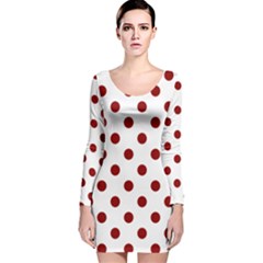 Long Sleeve Velvet Bodycon Dress 