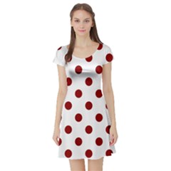 Short Sleeve Skater Dress Front