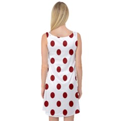 Sleeveless Satin Nightdress Back