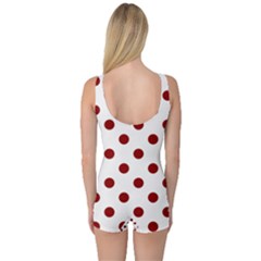 One Piece Boyleg Swimsuit 