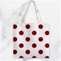 Zipper Grocery Tote Bag 