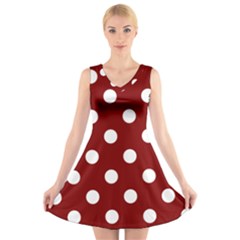 V-Neck Sleeveless Dress 