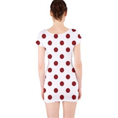 Short Sleeve Bodycon Dress Back