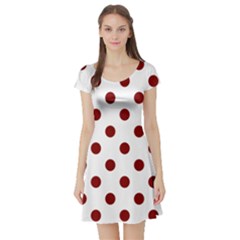 Short Sleeve Skater Dress Front
