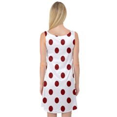 Sleeveless Satin Nightdress Back