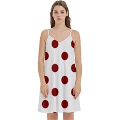 Mini Camis Dress With Pockets 