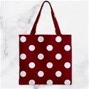 Zipper Grocery Tote Bag 