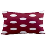 Polka Dots - White on Burgundy Red Samsung Note 4 Hardshell Back Case