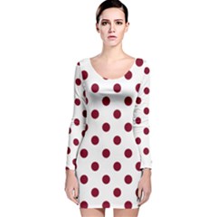 Long Sleeve Velvet Bodycon Dress 