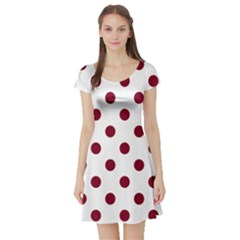 Short Sleeve Skater Dress Front