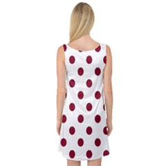 Sleeveless Satin Nightdress Back