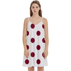 Mini Camis Dress With Pockets 