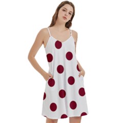 Mini Camis Dress With Pockets 