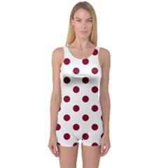 One Piece Boyleg Swimsuit 