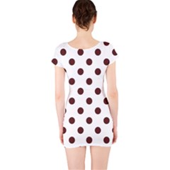 Short Sleeve Bodycon Dress Back