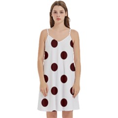 Mini Camis Dress With Pockets 