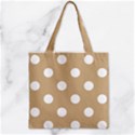 Zipper Grocery Tote Bag 