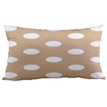 Polka Dots - White on Tan Brown Samsung Note 4 Hardshell Back Case