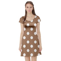 Short Sleeve Skater Dress Front