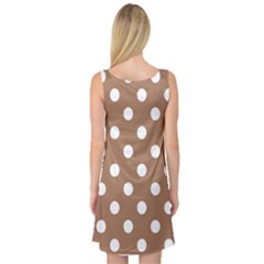 Sleeveless Satin Nightdress Back
