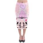 love05_bg3 Midi Pencil Skirt