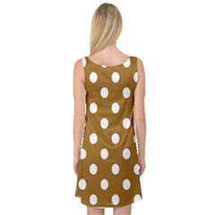 Sleeveless Satin Nightdress Back