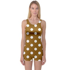 One Piece Boyleg Swimsuit 