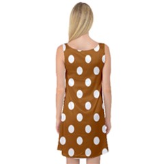 Sleeveless Satin Nightdress Back