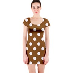 Short Sleeve Bodycon Dress Front