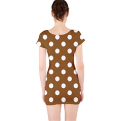Short Sleeve Bodycon Dress Back