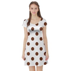Short Sleeve Skater Dress Front